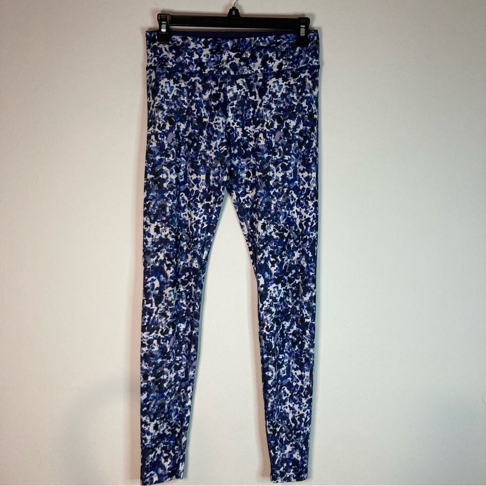 Beyond Yoga Leggings blue white tye dye size Medium excellent condition
